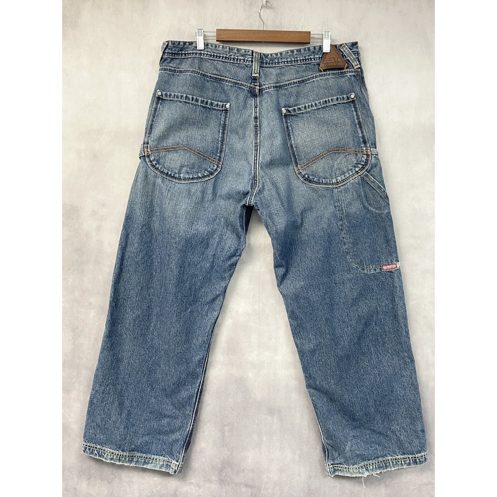 Y2K Levis SilverTab Urban Worker Jeans Mens 38x30 Baggy Carpenter Street Skater